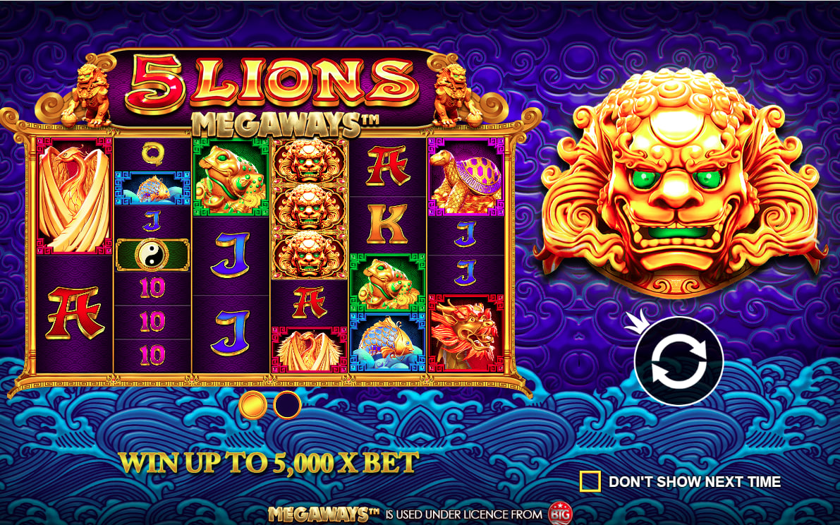 Tips Dan Trick Bermain Di Slot Game 5 Lions Megaways